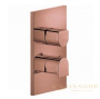 термостат gessi rilievo 59134.030 для ванны на 2 положения, внешняя часть, copper pvd