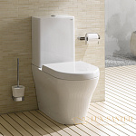 Унитаз напольный, TOTO MH, CW161Y#XW, 392x704x410мм, безободковый, Tornado Flush, CeFiONtect, цвет белый