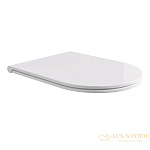 Сиденье для унитаза softclose, Alice Hide, MC3101S, белый глянцевый