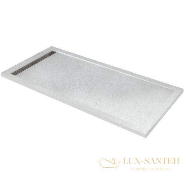 душевой поддон cezares tray as tray-as-ah-120/80-30-w из искусственного камня 120x80, белый