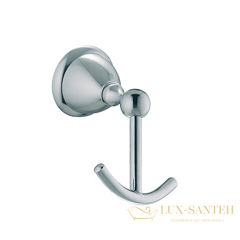 крючок двойной fima carlo frattini style, f6044/2cr, хром