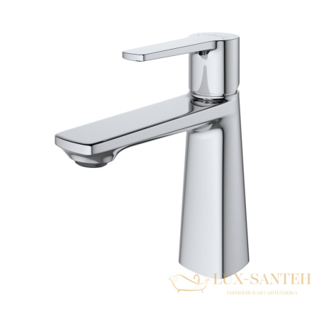смеситель для раковины cezares lux-ls-01-w0, без донного клапана, хром глянцевый глянцевый