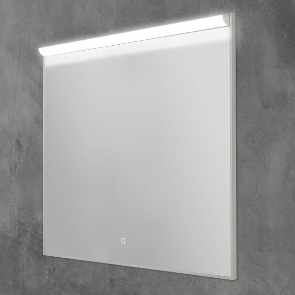 зеркало belbagno spc spc-uno-800-800-tch 80 см с подсветкой, с сенсорным выключателем, хром