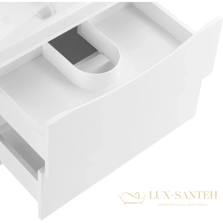 тумба belbagno marino marino-cer-600-2c-so-bl-p 56,4 см, bianco lucido