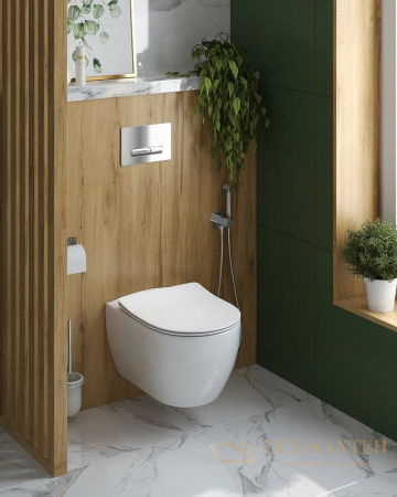 подвесной унитаз cezares comfort czr-191-th без сиденья, белый