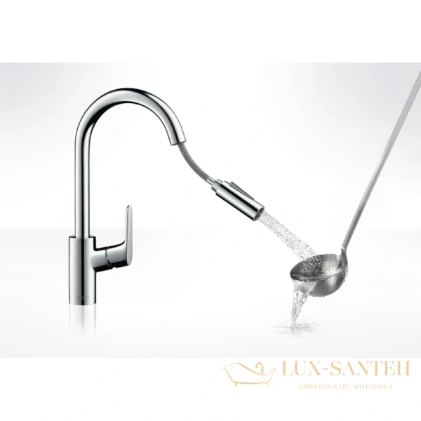смеситель для кухни hansgrohe focus под сталь 31815800