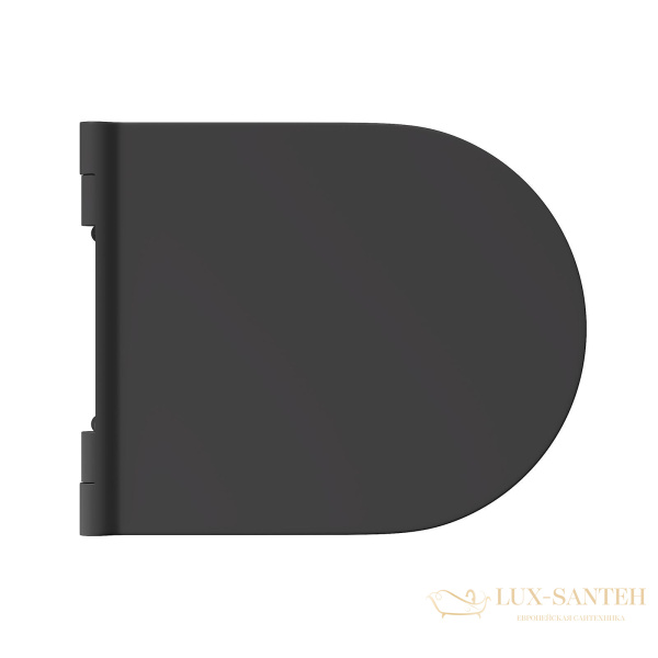 сиденье для унитаза softclose, alice unica/form, mc2208es, черный матовый