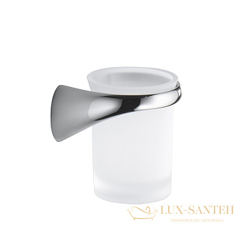 стакан colombo design link b2402 dx.000, белый, хром