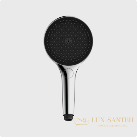 ручной душ aquame aqm8504mb, 3 режима, 120 мм, черный матовый