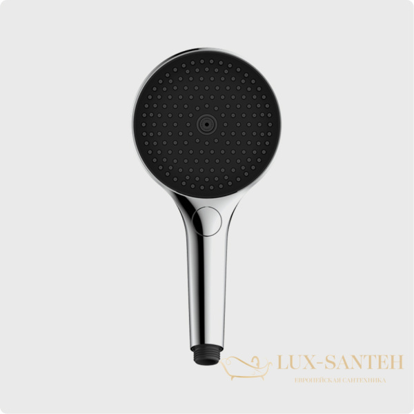 ручной душ aquame aqm8504mb, 3 режима, 120 мм, черный матовый