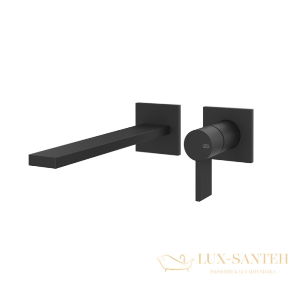 смеситель для раковины встраиваемый gessi inverso diamantato 73688.299, matte black