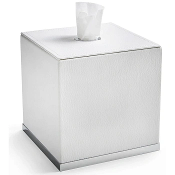 контейнер для бумажных салфеток 3sc snowy sn71asl, хром/белый