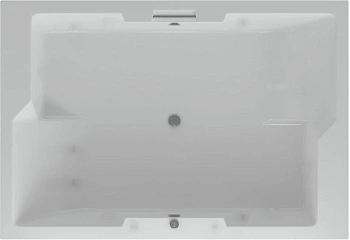 акриловая ванна aquatek дорадо 190х130 (без гидромассажа, без фронтального экрана)