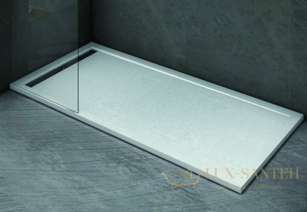 душевой поддон cezares tray as tray-as-ah-120/80-30-w из искусственного камня 120x80, белый