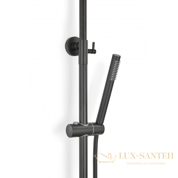 душевая система для ванны milacio ultra mcu.151.mb, черный матовый