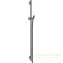штанга для душа hansgrohe unica s puro 90 см, 28631340, шлифованный черный хром