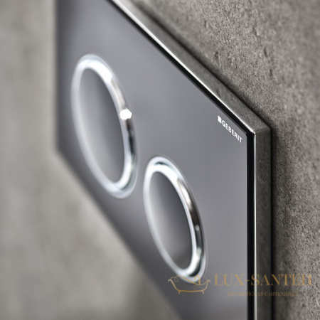 смывнaя клавиша geberit sigma21 115.884.sj.1, черное стекло