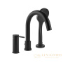 смеситель на борт ванны gessi emporio via tortona 18637.299, black xl