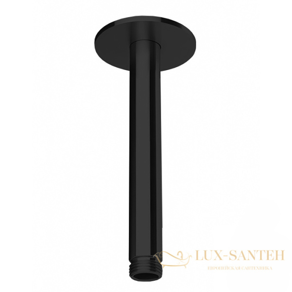 держатель верхнего душа потолочный, 150 мм, almar arms e021107.mb, черный матовый