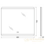 зеркало belbagno spc spc-cez-800-700-led-tch-warm с подсветкой, с подогревом, с сенсорным выключателем