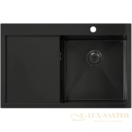 кухонная мойка seaman eco marino smv-780l-gun2.a, графит