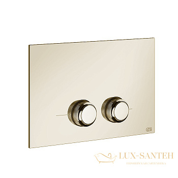 накладная панель смыва gessi venti20 54651.710 для инсталляций geberit sigma8 и sigma12, brass pvd