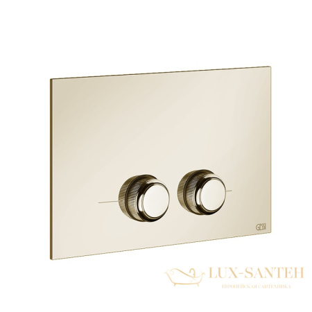накладная панель смыва gessi venti20 54651.710 для инсталляций geberit sigma8 и sigma12, brass pvd