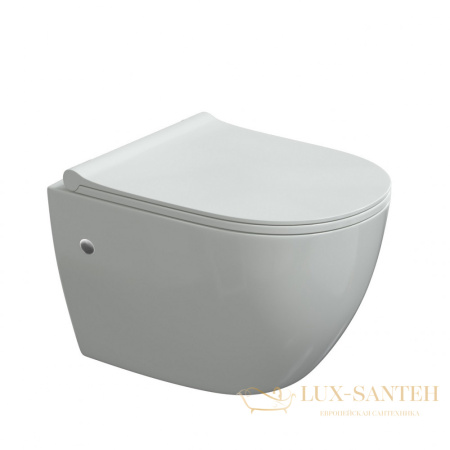 комплект berges 042447: подвесной унитаз okus с системой инсталляции atom 410 и панелью смыва, хром глянцевый