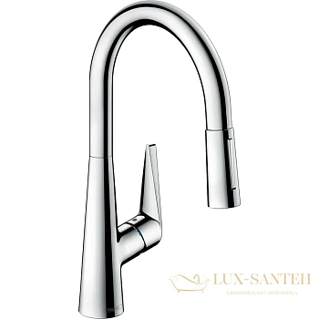 смеситель для кухни hansgrohe talis m51 73851000 хром