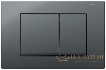 панель смыва charus tm, minimalista, fp.310.grp.01, графит