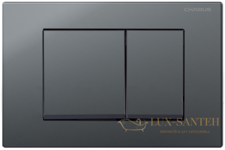 панель смыва charus tm, minimalista, fp.310.grp.01, графит