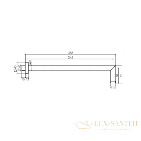 держатель верхнего душа, fima carlo frattini showerhead f2538sn, никель брашированный
