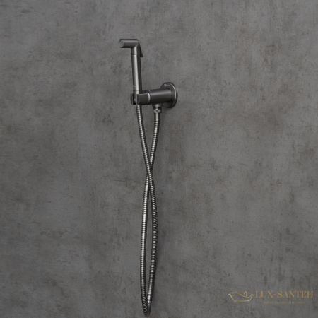 гигиенический душ lemark solo lm7171gm,  с прогрессивным смесителем, графит