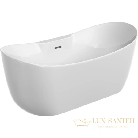 акриловая ванна sancos jazz fb17 170х80 см, белый