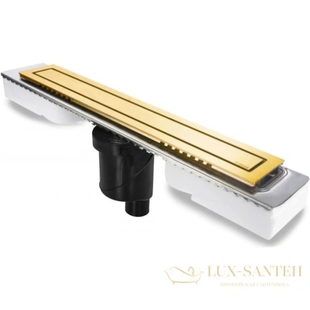 душевой канал berges top stark 092051 800 мм, золото