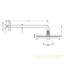 верхний душ hansgrohe raindance s 240 1jet p 27607000 с держателем, хром