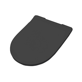 сиденье artceram file 2.0 slim fla014 17 для унитаза с крышкой softclose, черный матовый