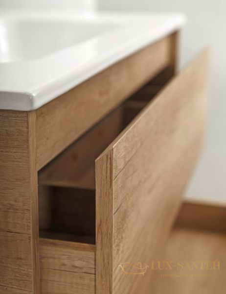 тумба под раковину belbagno kraft kraft-1000-2c-so-rgb 100 см подвесная, белый дуб галифакс