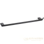 полотенцедержатель bemeta organic 167104360 55,5 см, черный матовый