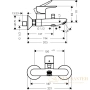 смеситель для ванны с душем hansgrohe talis e 71740990, полированное золото