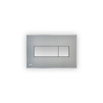 alcaplast кнопка управления с цветной пластиной, светящаяся кнопка сталь матовая, свет белый m1471-aez110