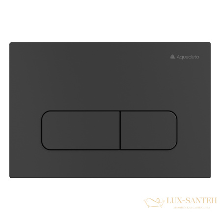 комплект aqueduto aqds113, инсталляция tecnica novo, панель смыва forma, черная матовая, унитаз ovo, сиденье микролифт, белый