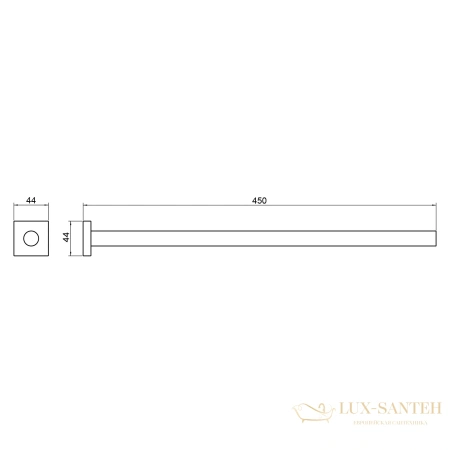 полотенцедержатель timo selene 17055/17, золото матовое