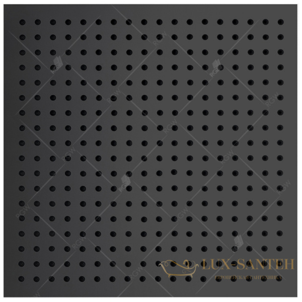 верхний душ rgw shower panels 21148250-04 sp-82-50 b, черный