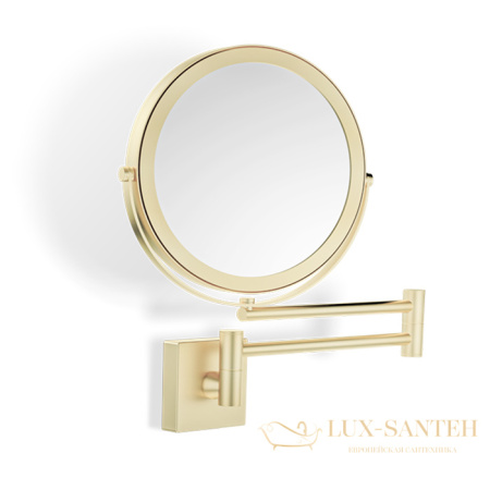 косметическое зеркало 170 мм, подвесное decor walther sp 28/2/, 0105882, квеличение x5, золото матовое