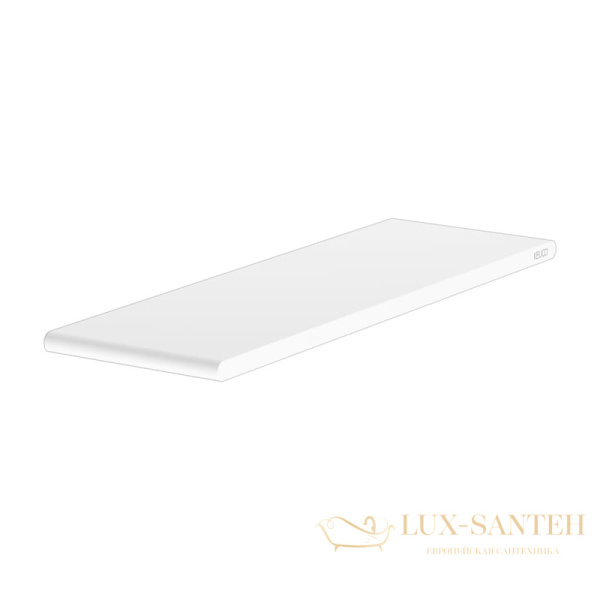 полка для душа keuco aveno 14658510000, с клеевым комплектом, белый матовый