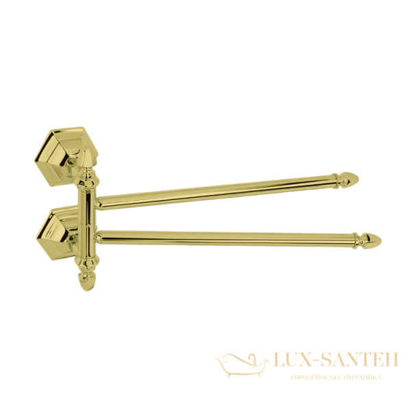 полотенцедержатель двойной stil haus marte ma16(25) поворотный, бронза