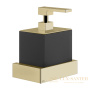 дозатор для жидкого мыла подвесной черный gessi inverso accessories 20814.727, brass brushed pvd