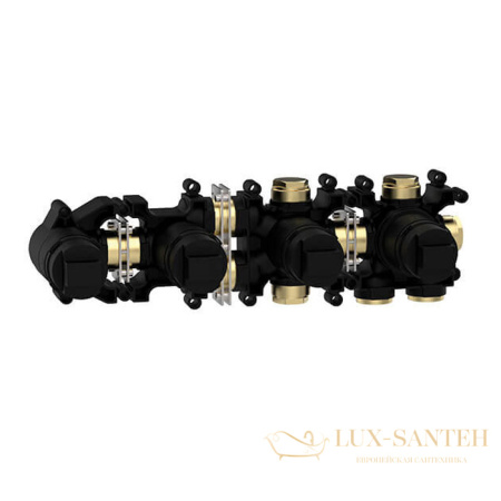 встраиваемая часть almar modular e169003, термостатического смесителя для ванны на 2 выхода, горизонтальный монтаж