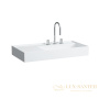 раковина laufen kartell by 8.1033.9.400.158.1 универсальная 90 см, белый глянцевый